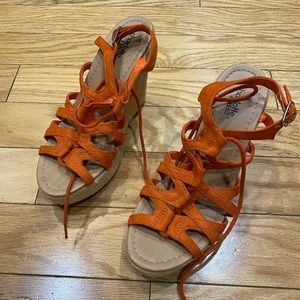 suede wedge platform Charlotte Russe sandals